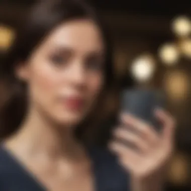 Maximizing Benefits of Credit Card Rewards User checking credit card rewards on an iPhone