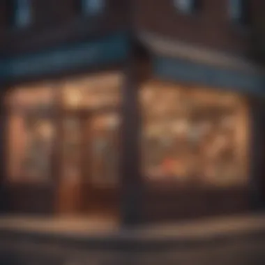 A vibrant small business storefront showcasing local products.