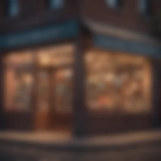 A vibrant small business storefront showcasing local products.