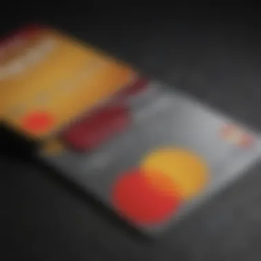 Comparative Analysis of Mastercard Rewards Cards A visual comparison of Mastercard rewards cards highlighting key features