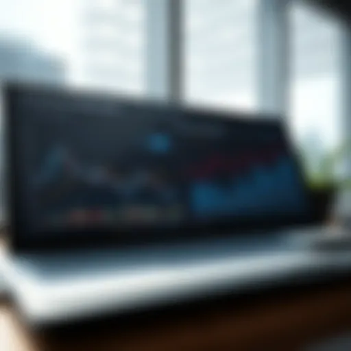 Graph showcasing financial analysis comparisons