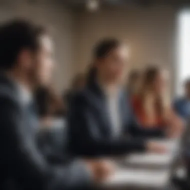 A classroom setting with engaged participants learning about venture capital