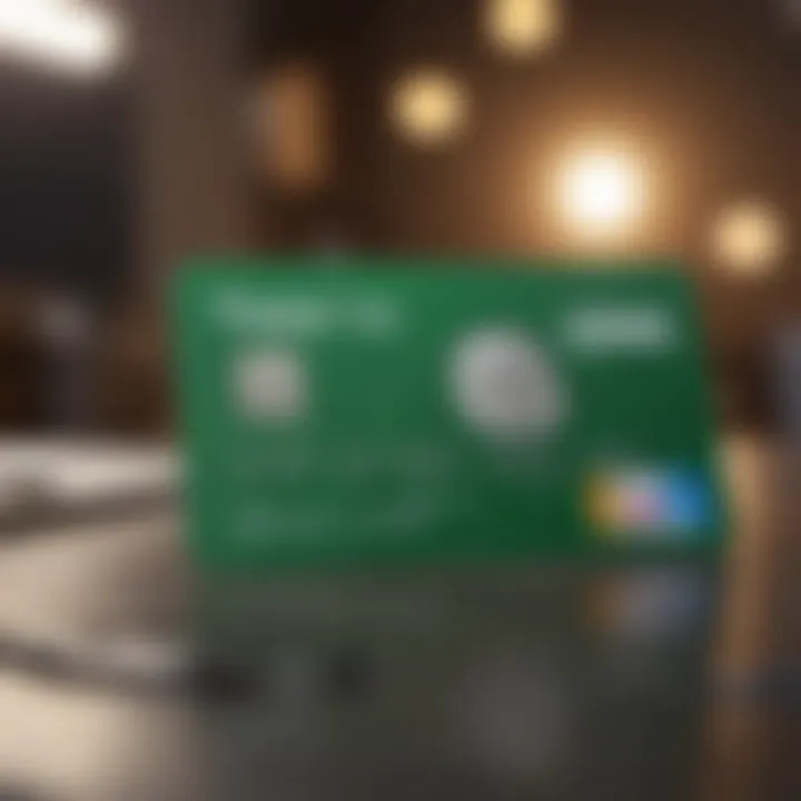 Digital illustration of Cash App logo with credit card