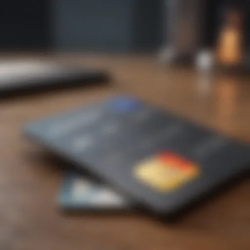 Visual representation of essential credit cards for home construction