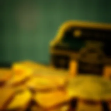 Gold in Investment Portfolio A balanced investment portfolio featuring gold as a key component