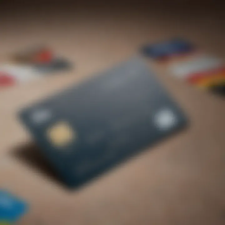 Visual representation of various Hilton Honors credit card types.